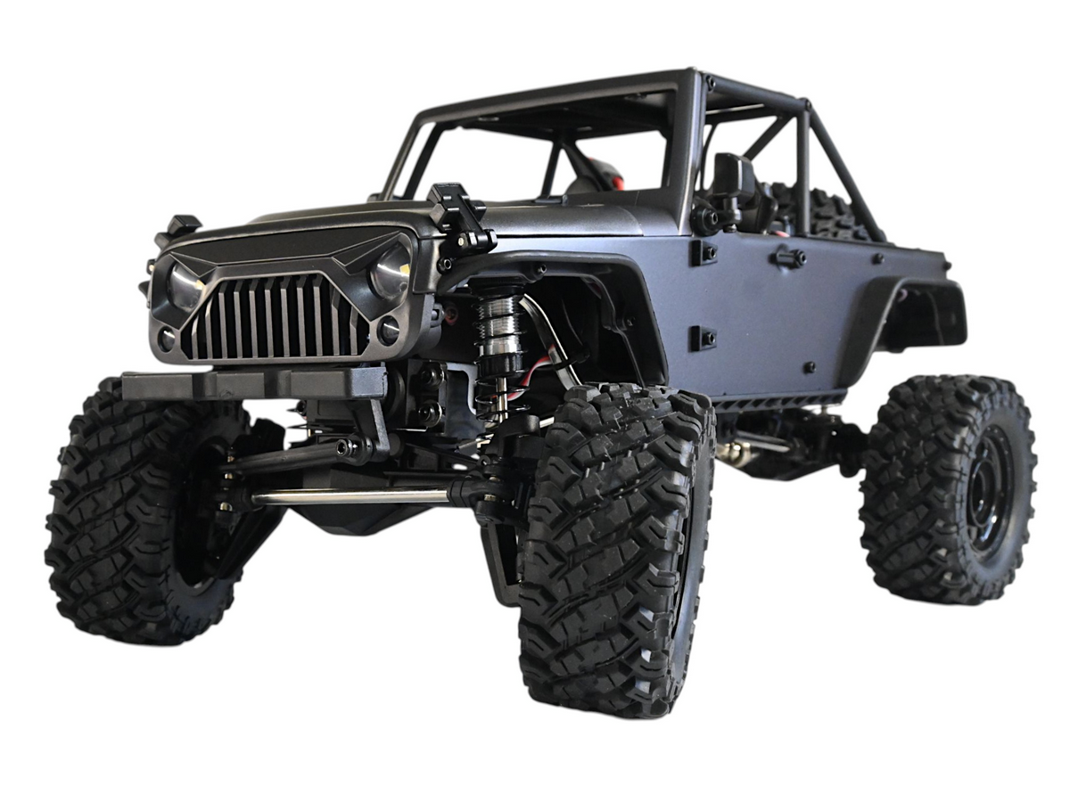 Радиоуправляемый краулер MJX Hyper Go H12Y (серый) Brushless 4WD 2.4G LED 1/12 RTR